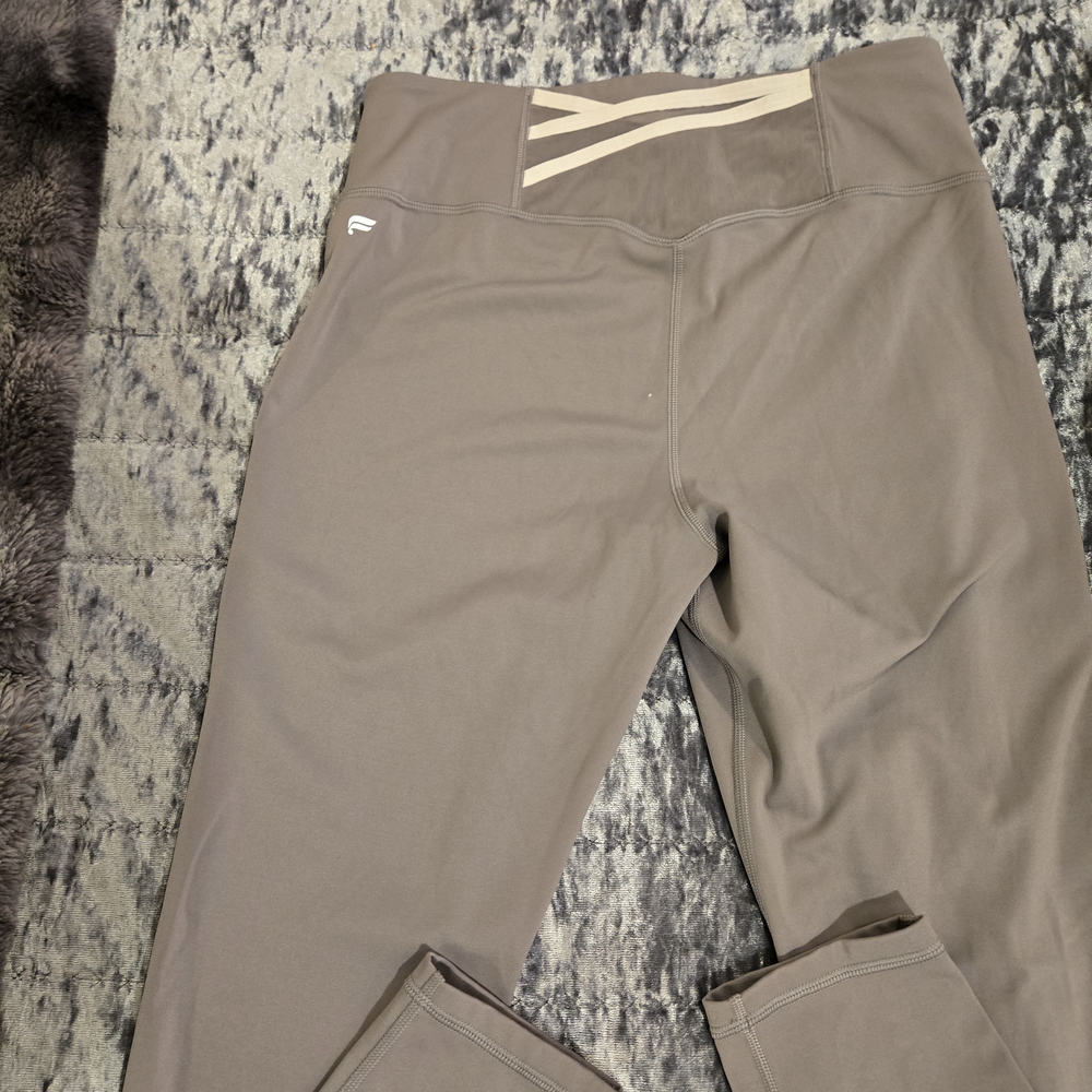 Fabletics Grey High-Waisted Leggings